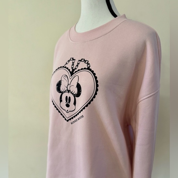 Disney Minnie Mouse Pink Crewneck - Picture 4 of 4